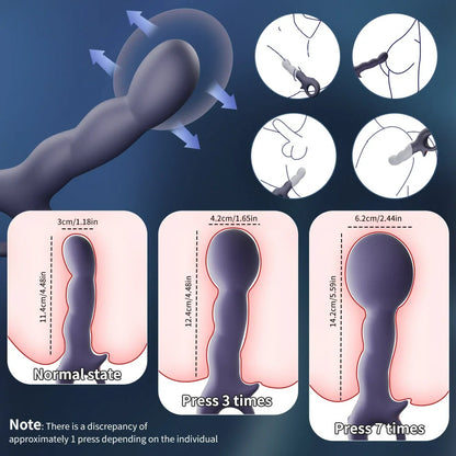 Explorer – App Controlled Vibrator with Manual Inflation