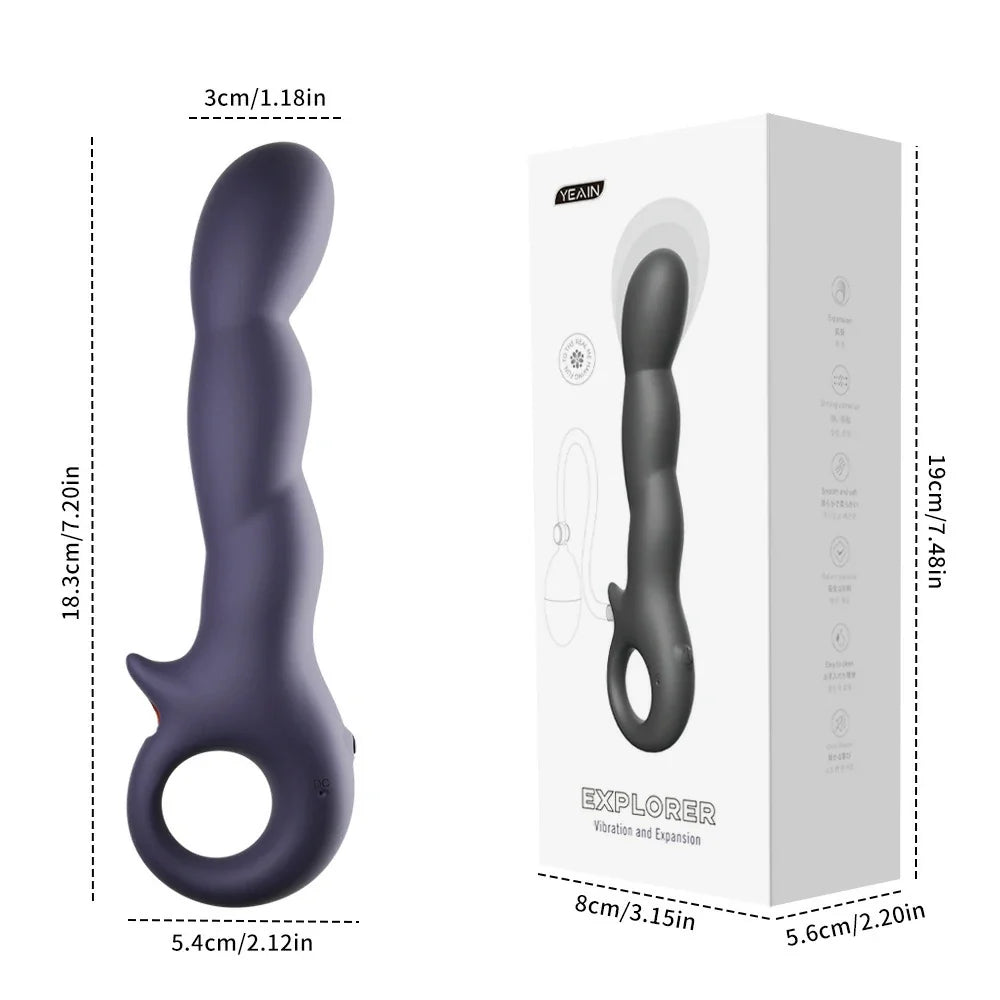 Explorer – App Controlled Vibrator with Manual Inflation