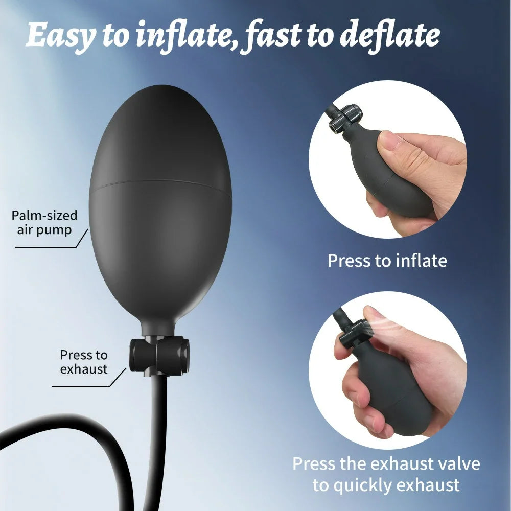 Explorer – App Controlled Vibrator with Manual Inflation
