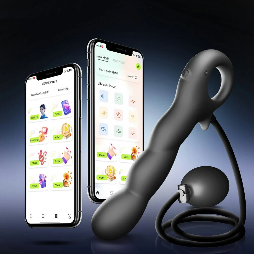 Explorer – App Controlled Vibrator with Manual Inflation