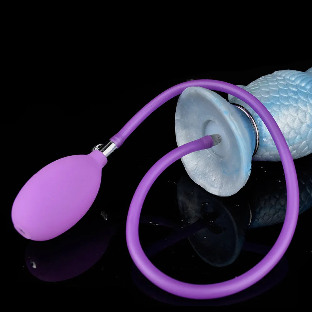 Fantasy Fish Ovipositor Lay Eggs Dildos 8.7 Inches