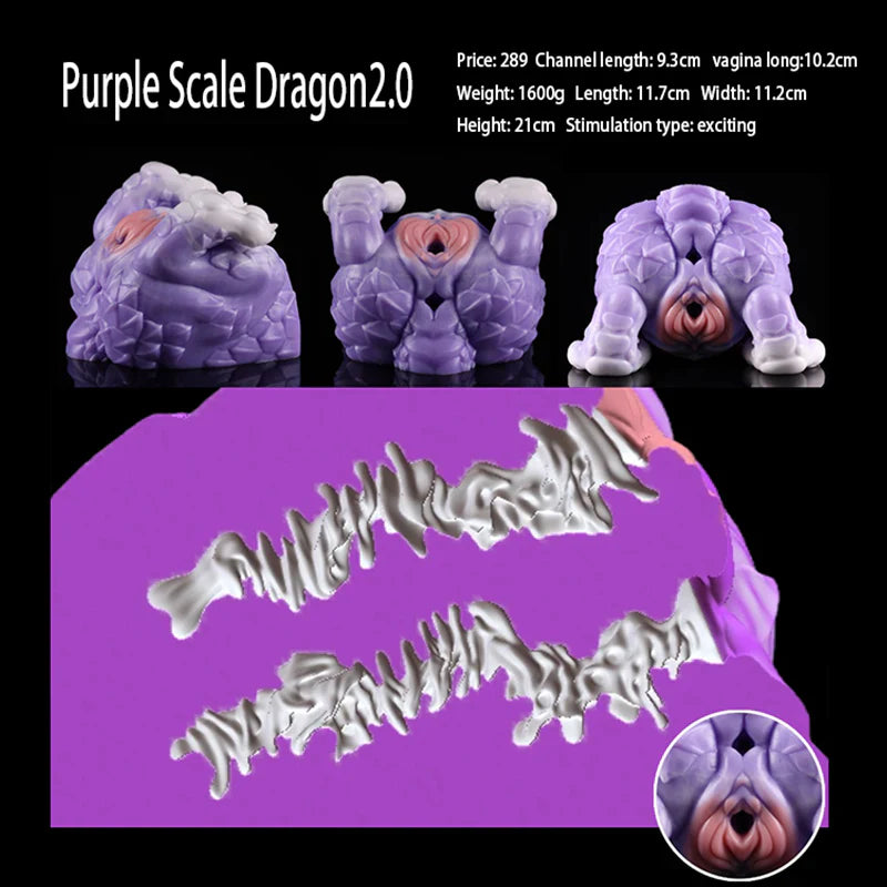 Fantasy Dragon Dual-Channel Butt Masturbator