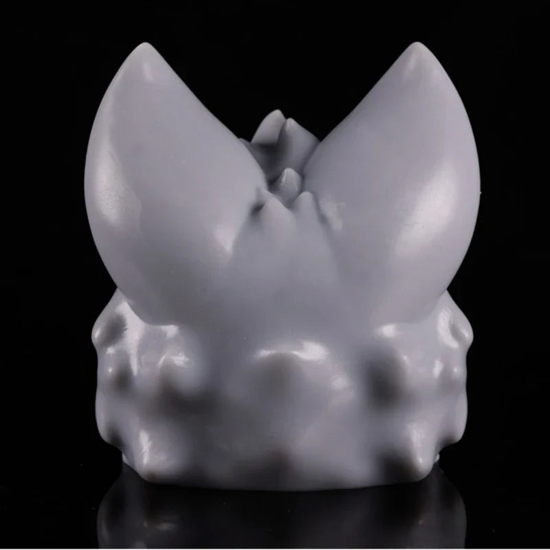 Fantasy Gray Wolf Head Realistic Stroker