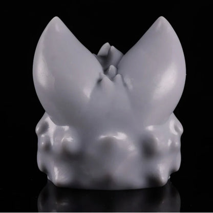 Fantasy Gray Wolf Head Realistic Stroker