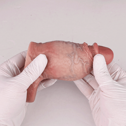 Girthy Realistic Penis Sleeve – Thick Silicone Cock Extender