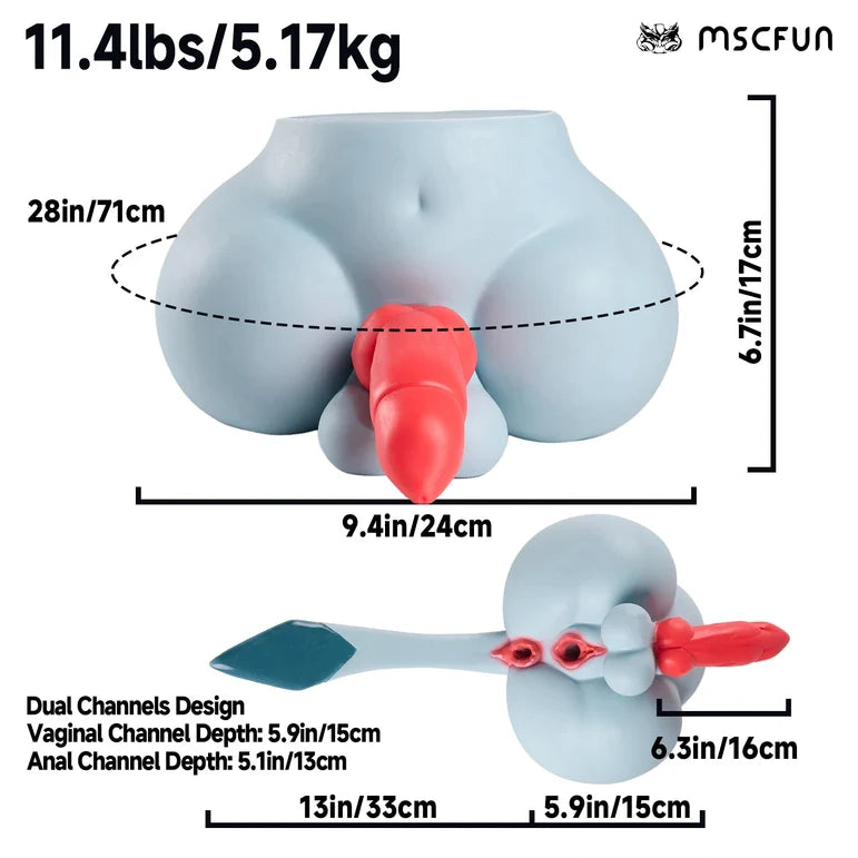 Glaceon – Pokemon Theme Futa Mini Sex Torso