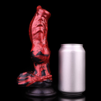 8.3in Horse Dick Dildo Red Giant Dog Dildo Anal Knot Dildo(Abner)