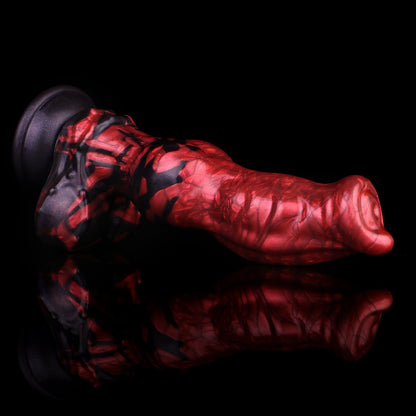 8.3in Horse Dick Dildo Red Giant Dog Dildo Anal Knot Dildo(Abner)