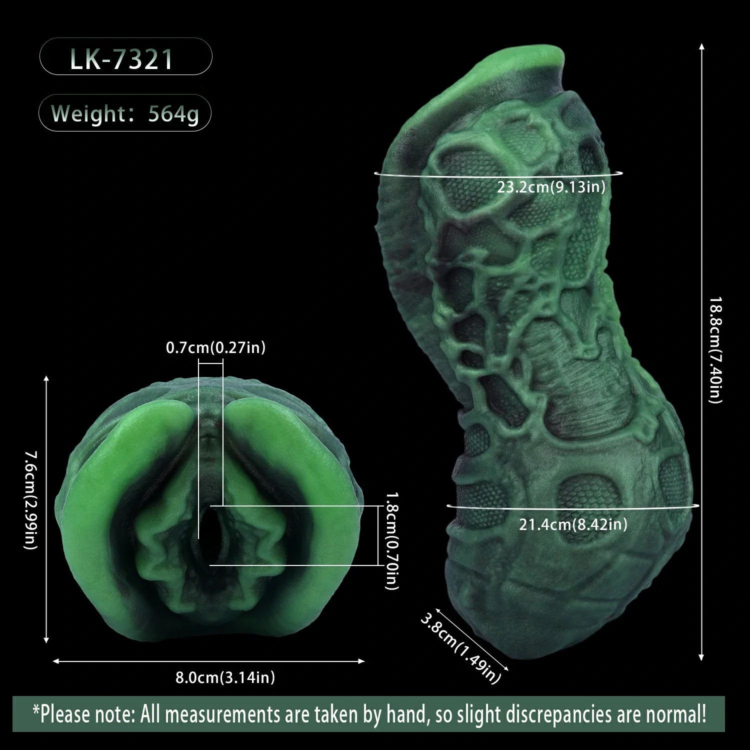 PRIMAL EVOLUTION - Genetic Specimen Series Silicone Masturbator