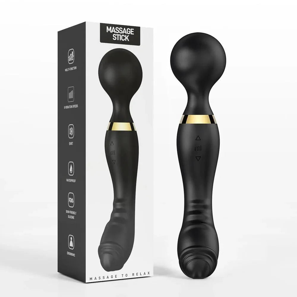 Lusttoyz Duoble Head Wand Vibrator