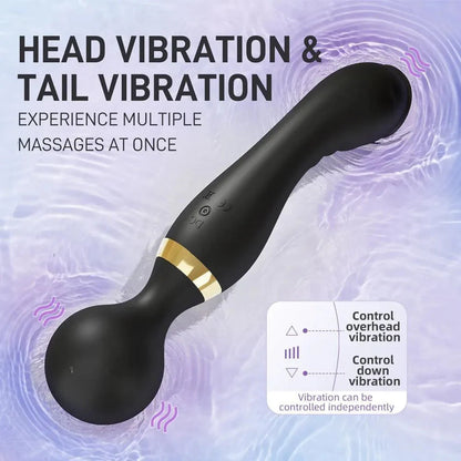 Lusttoyz Duoble Head Wand Vibrator