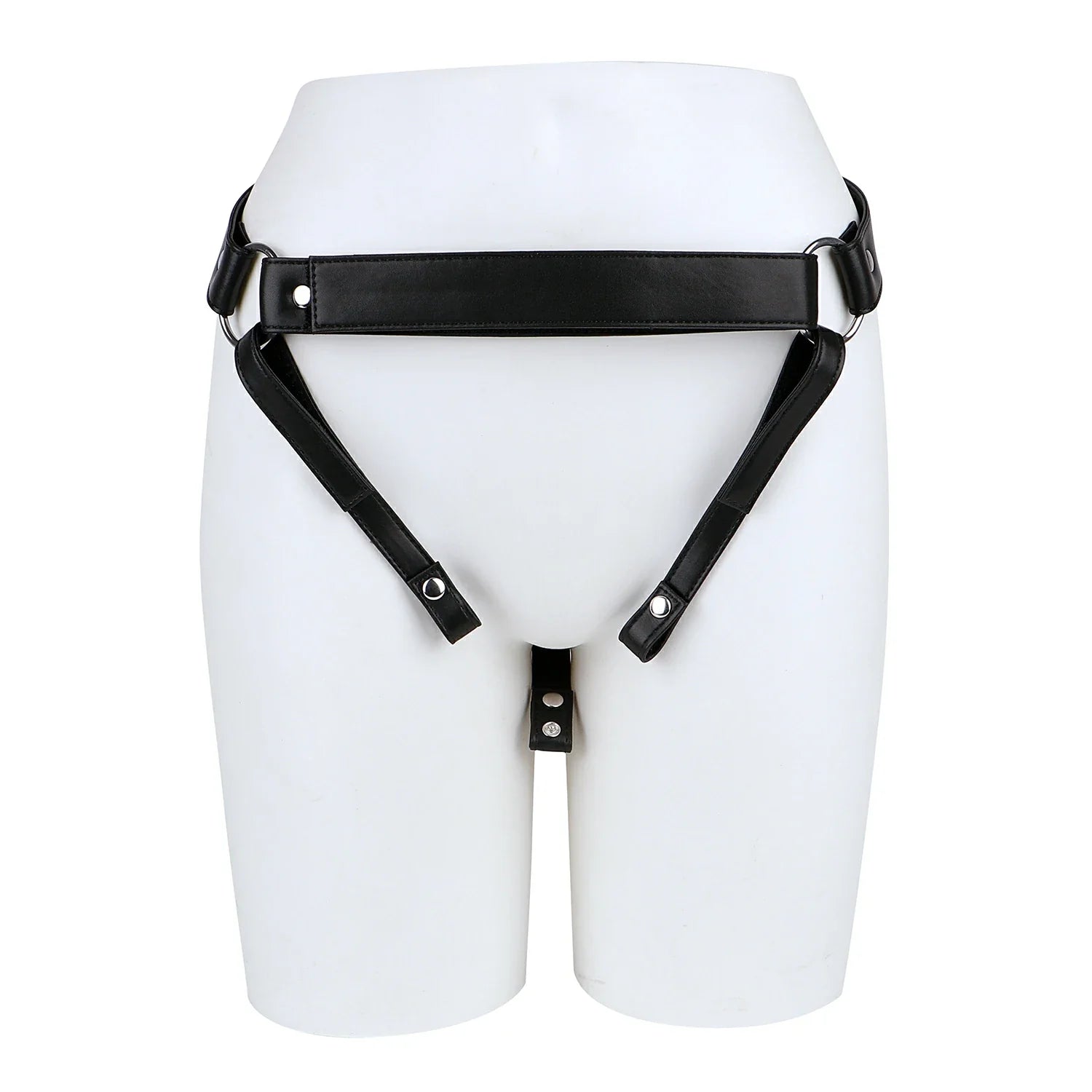 Adjustable Electric Shock Anal Plug Chastity Belt
