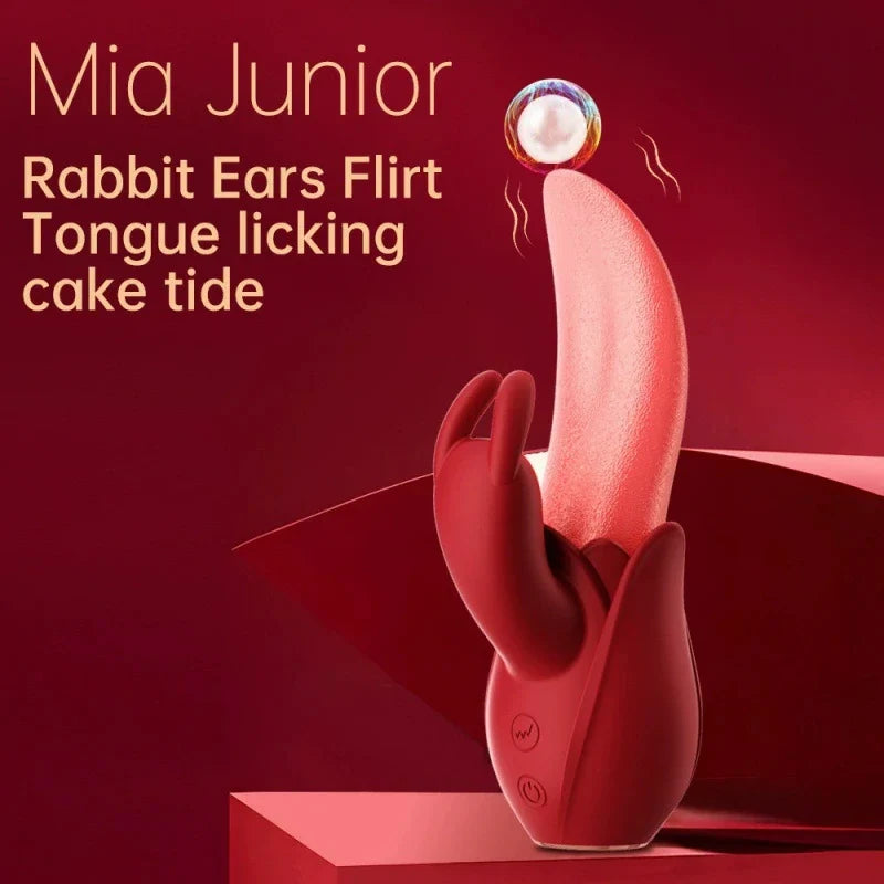 Mia – Rabbit & Tongue Dual-Stimulation Vibrator