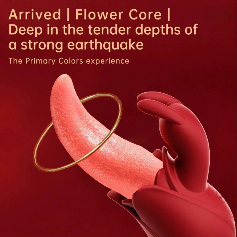 Mia – Rabbit & Tongue Dual-Stimulation Vibrator