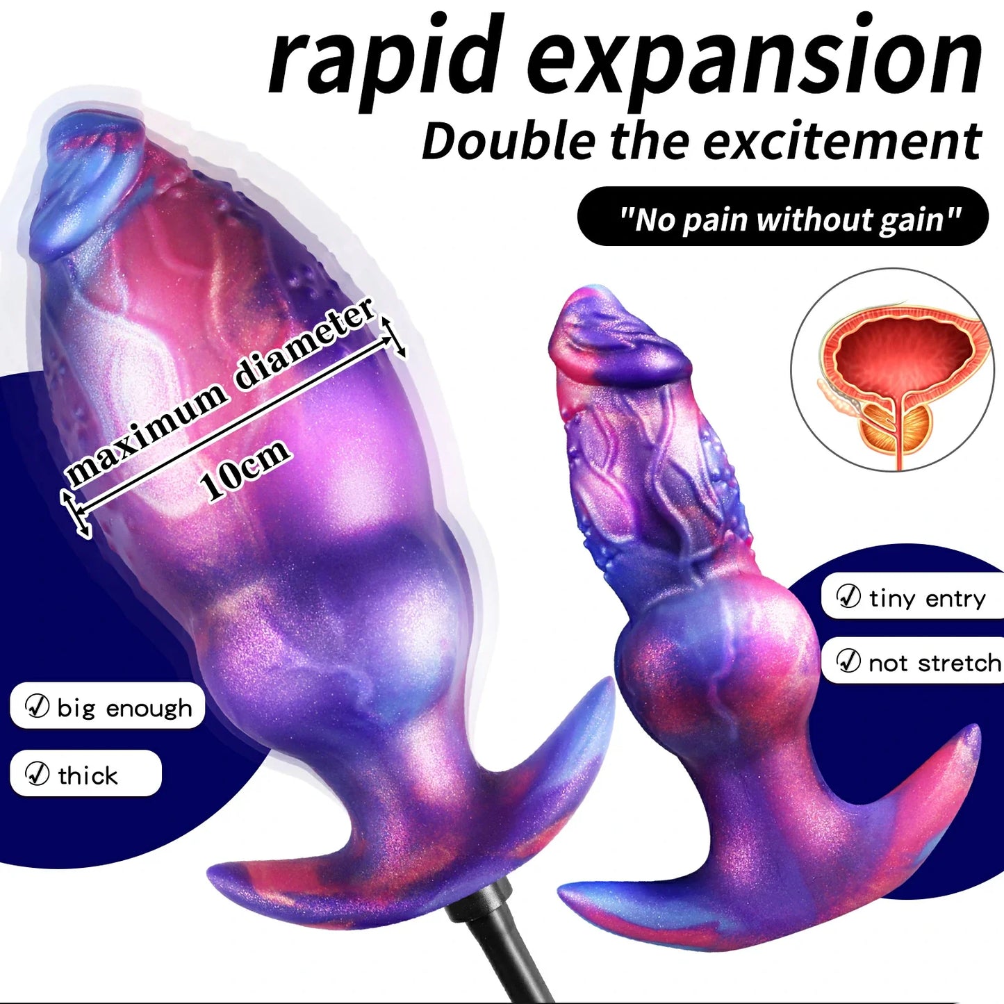 MorphoPump Magnetic Inflatable Plug
