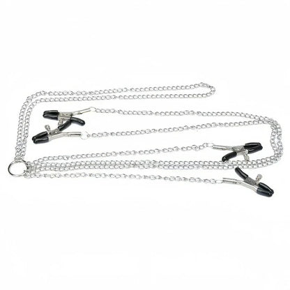 Nipple Clamps With Clit Clamp