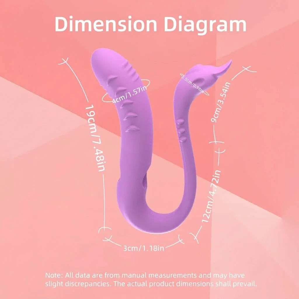 Duck Duo-2 Way Double Ended Vibrator