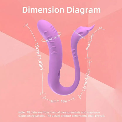 Duck Duo-2 Way Double Ended Vibrator