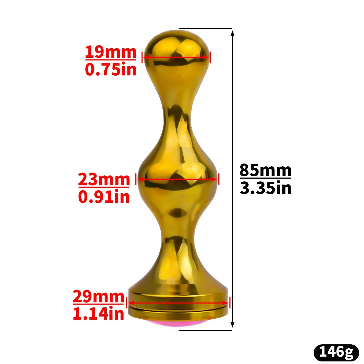 FRRK Metal Seashell Shape Chastity Lock (Optional Ring Sizes)