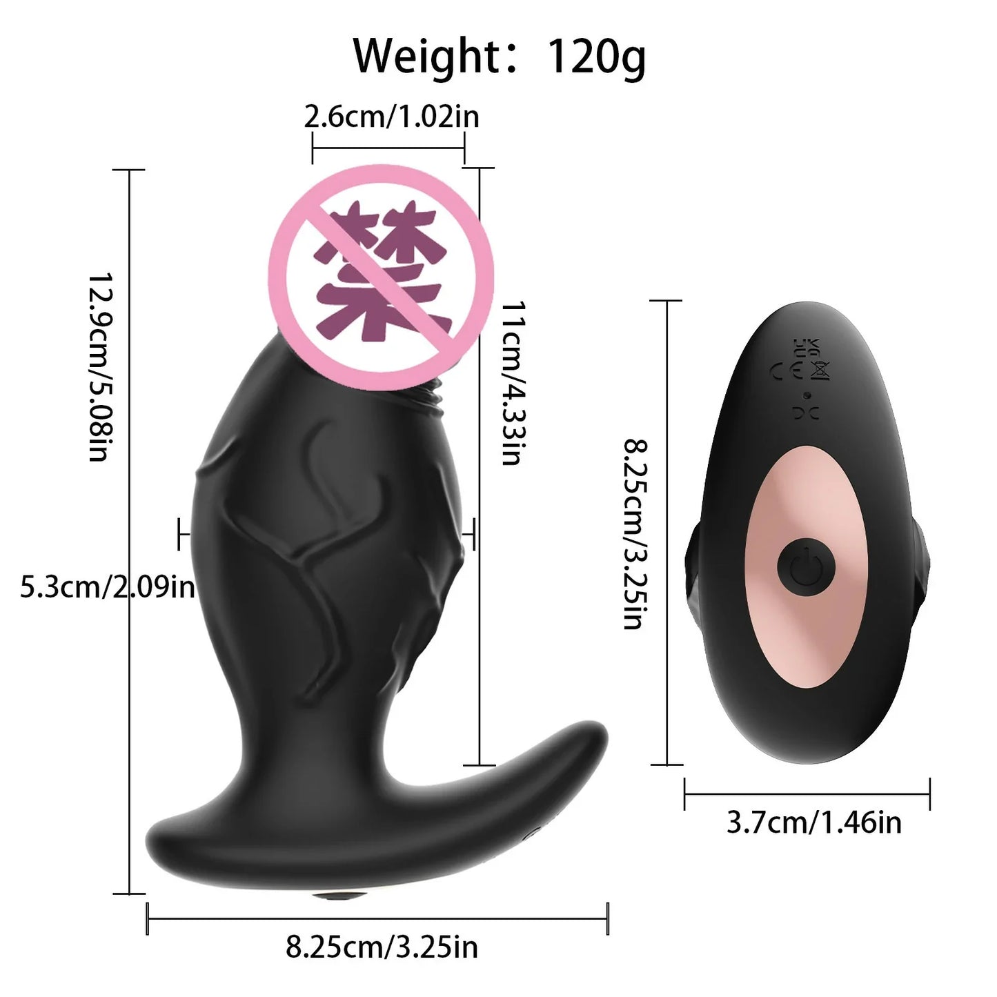 Anesidora Nexus Spades Pro – App-Controlled Vibrating Silicone Dildo