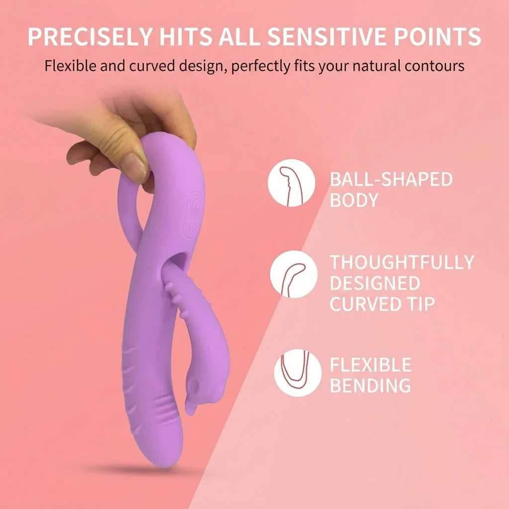 Duck Duo-2 Way Double Ended Vibrator