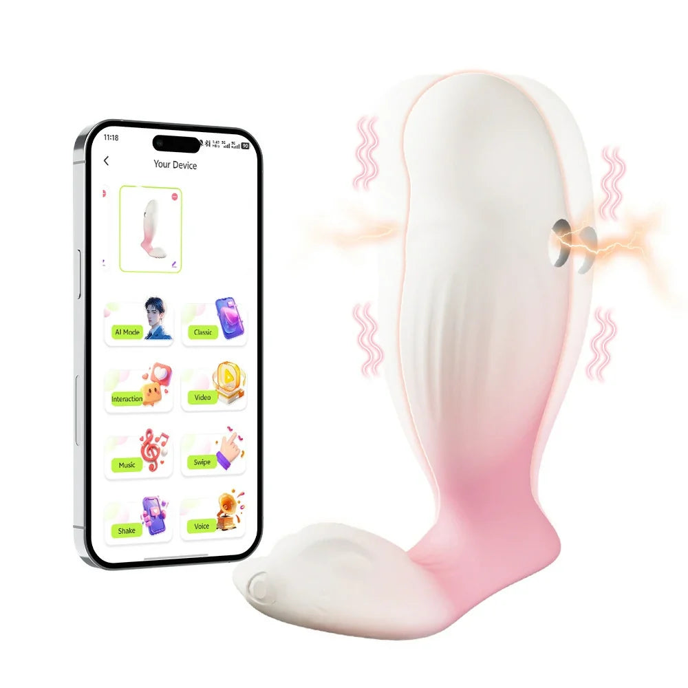 Squirrel Vibrator – Remote & App Controlled Vibration & E-Stim