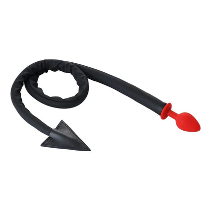 Demon Tail Butt Plug – BDSM Whip & Plug 2-in-1