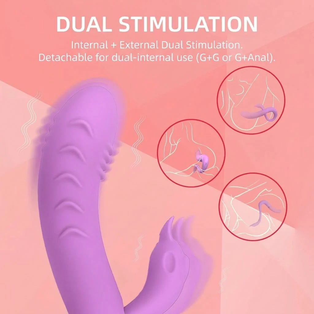 Duck Duo-2 Way Double Ended Vibrator