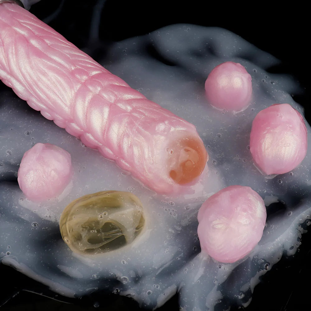 Ovipositor Add Nail Treasure Egg Laying Dildo 8 Inches