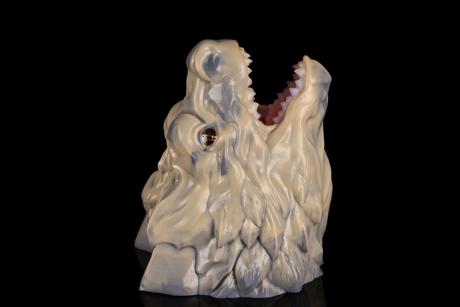 Mystic Flame Dragon Head - Phosphorus Rock Fantasy Male Stroker Collectible