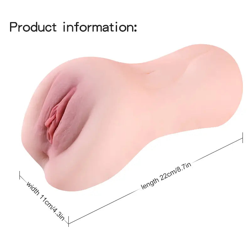 Lulu - 2.4 lbs Realistic Pocket Pussy with Lifelike Lips & 3D Textured Channel