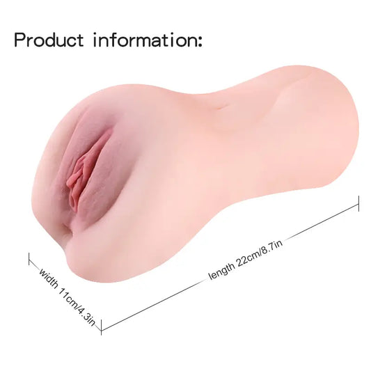 Lulu - 2.4 lbs Realistic Pocket Pussy with Lifelike Lips & 3D Textured Channel