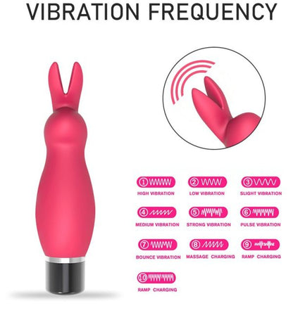 Bunny Bullet Vibrator Cute Design