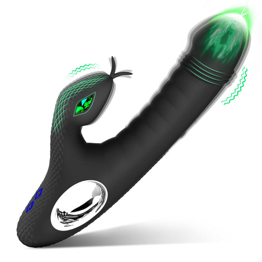 Snake-Shaped Rabbit G-Spot Vibrator