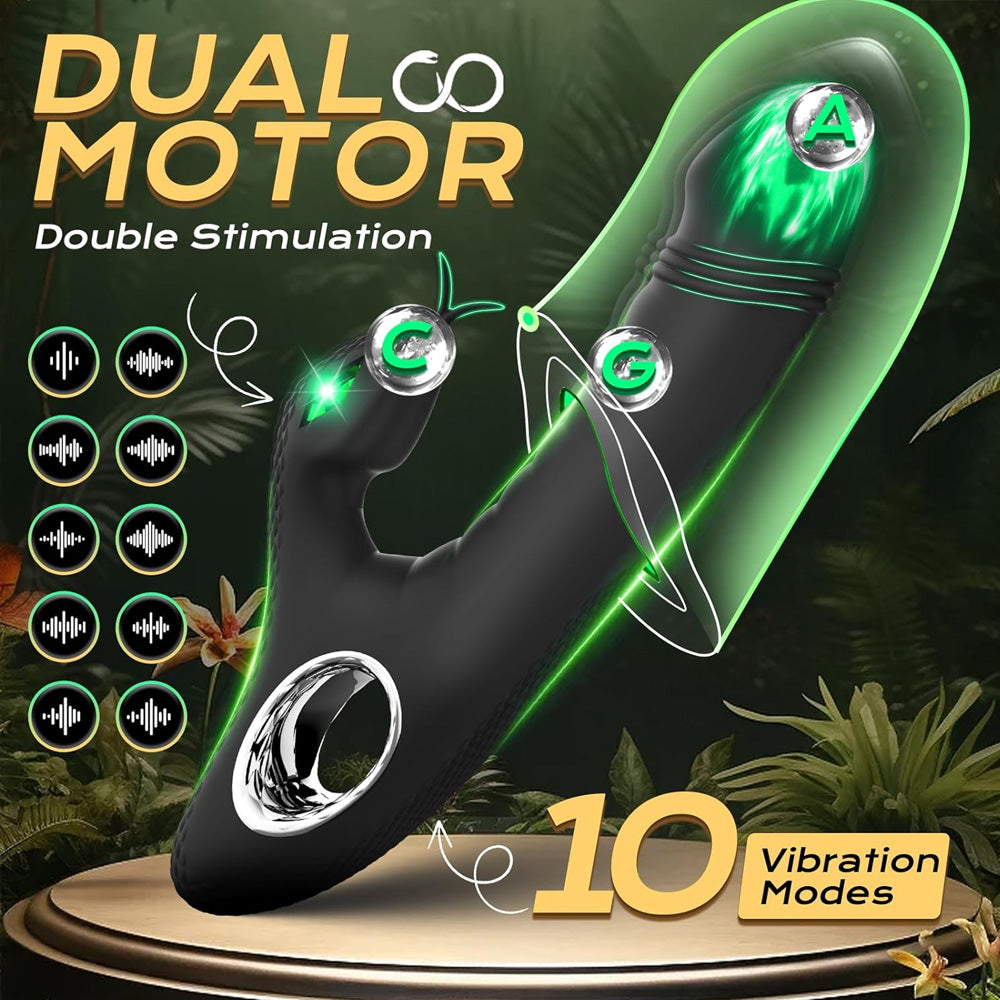 Snake-Shaped Rabbit G-Spot Vibrator