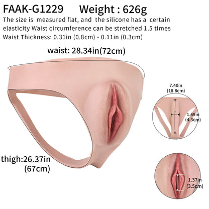 Realistic Vagina Panties For Femboy