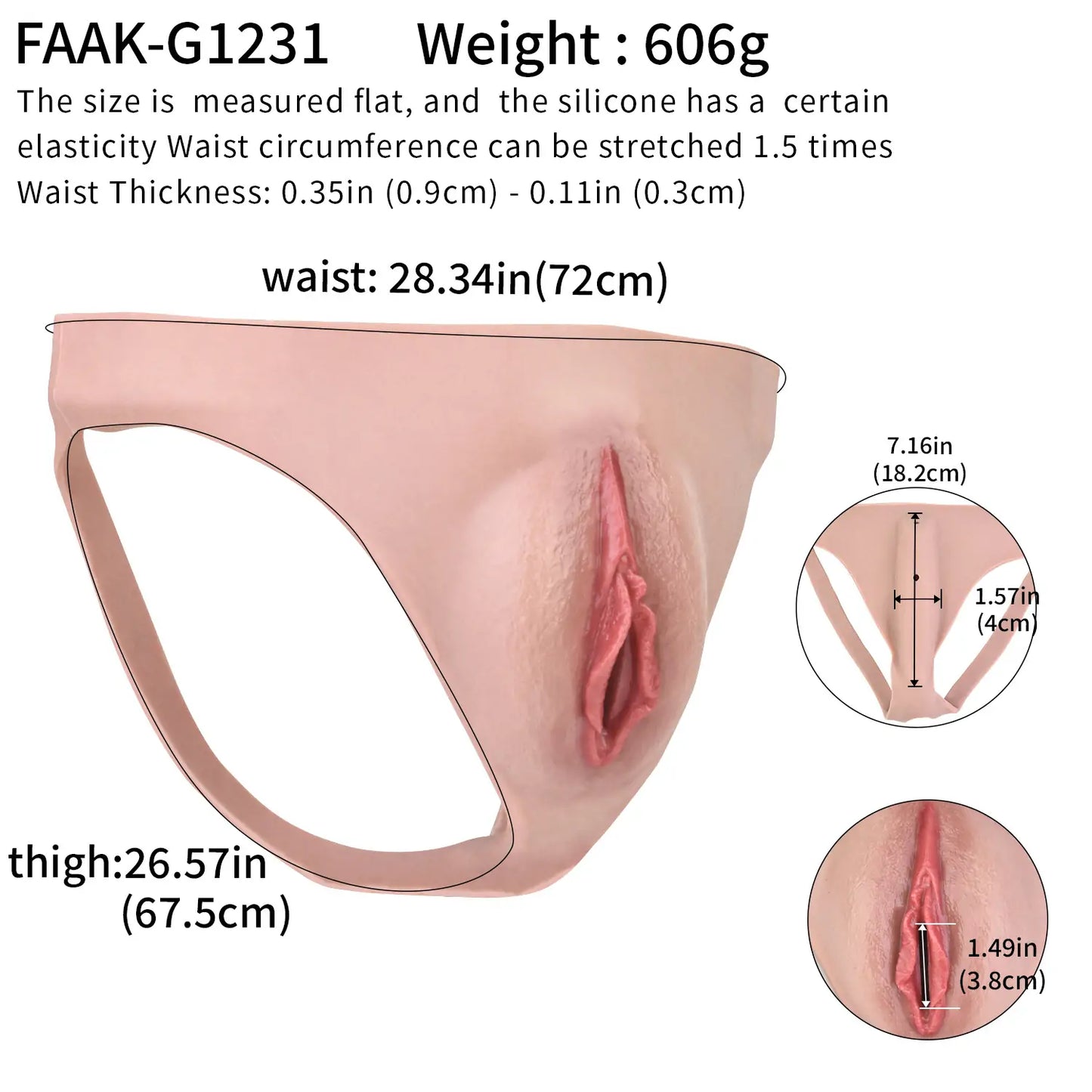 Realistic Vagina Panties For Femboy
