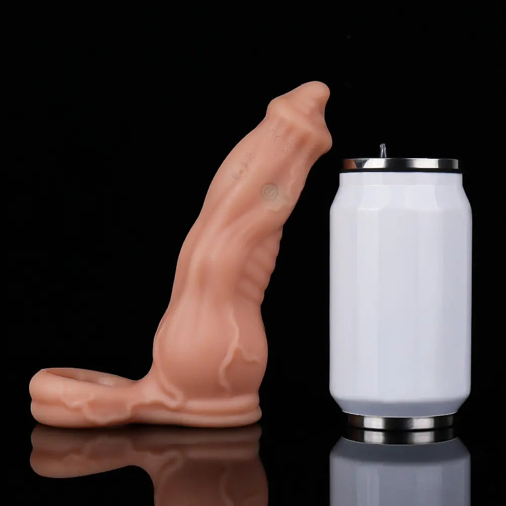 Realistic Vibrating Silicone Penis Sleeve Enhancer