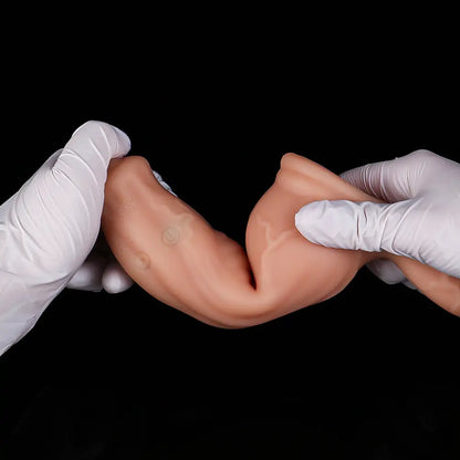 Realistic Vibrating Silicone Penis Sleeve Enhancer