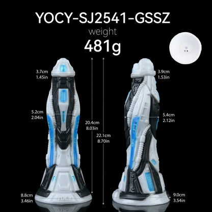 Robotic Thrusting Dildo – App Controlled Silicone Vibrator