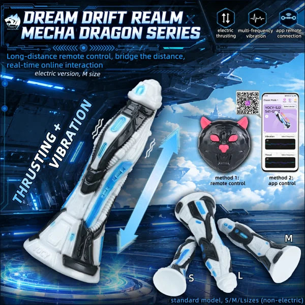 Robotic Thrusting Dildo – App Controlled Silicone Vibrator