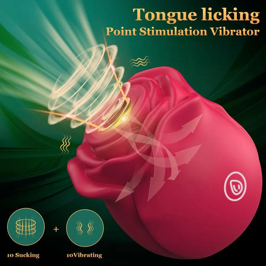 Rose Clit Sucking Vibrator For Women