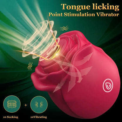 Rose Clit Sucking Vibrator For Women