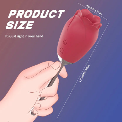 Rose King Tongue Stick Vibrator