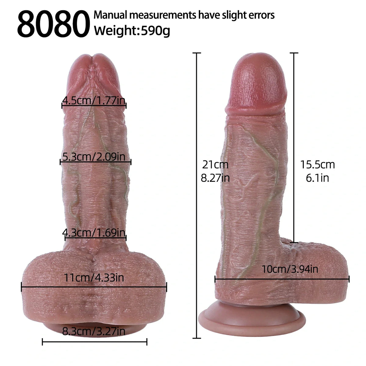 Realistic Penis Dildo with Balls & Spraying Function