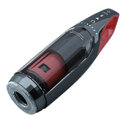 THE KING · Apex Matrix – App-Controlled Heated Telescopic Masturbator