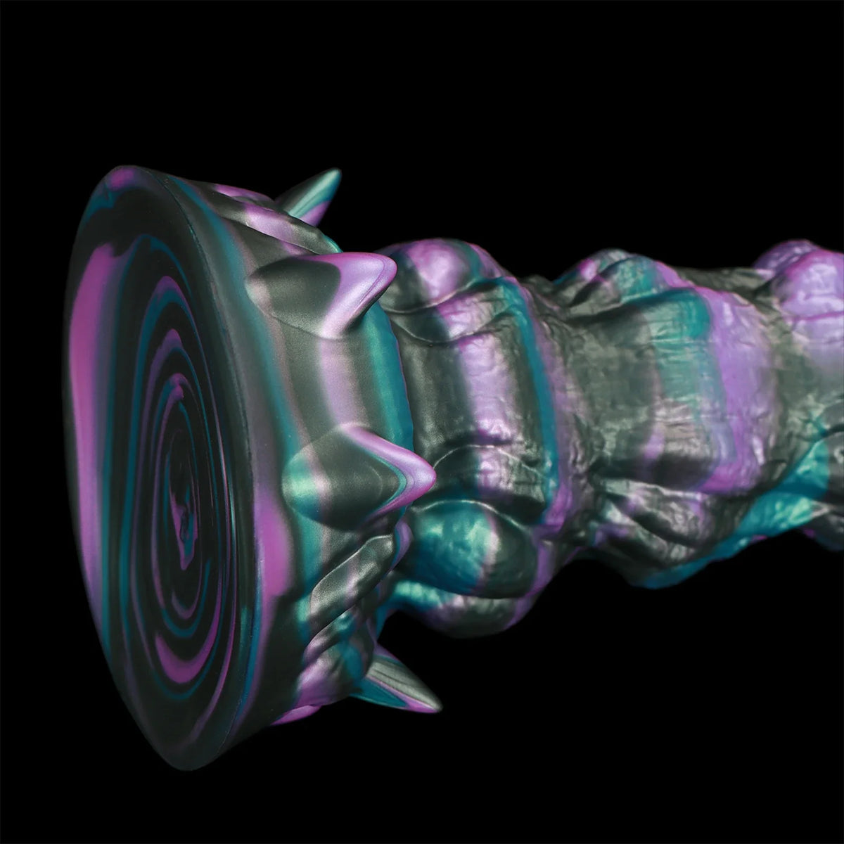 Spiral Pagoda – Textured Fantasy Dildo in S–XXL Sizes