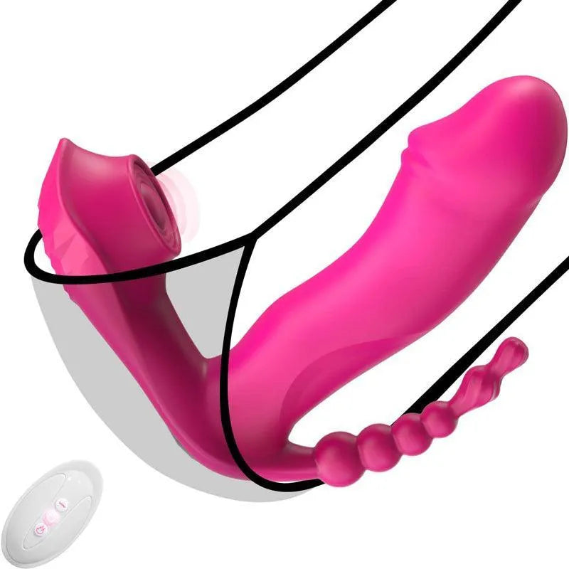 Sucking Dildo Vibrator With Remote Control