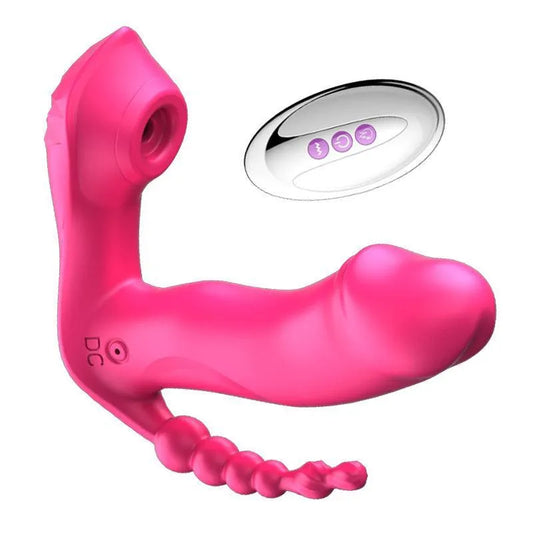 Sucking Dildo Vibrator With Remote Control