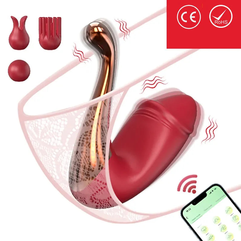 Swan Wearable Vibrator With APP Control